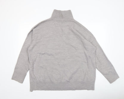 Womens UK Size S French Connection Grey Pullover Jumper