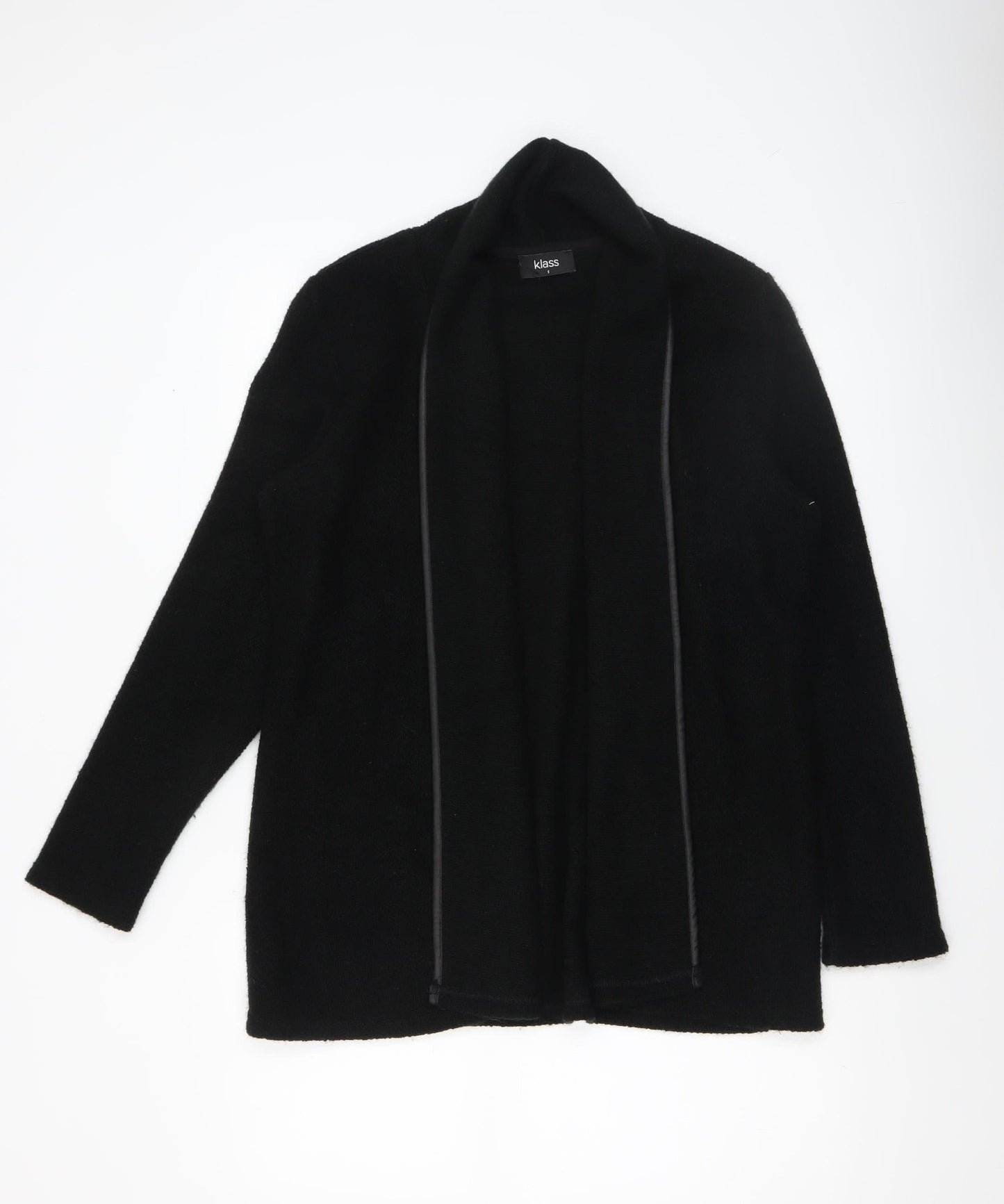 Womens UK Size S Klass Black Cardigan Jumper