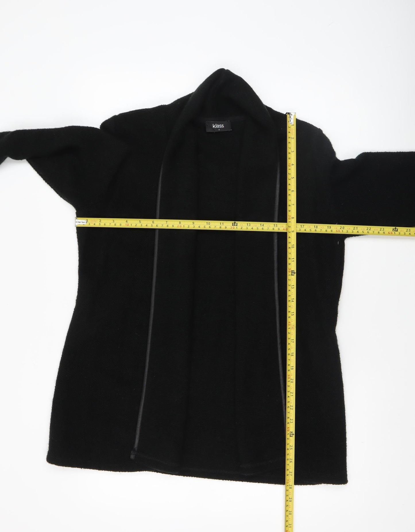 Womens UK Size S Klass Black Cardigan Jumper
