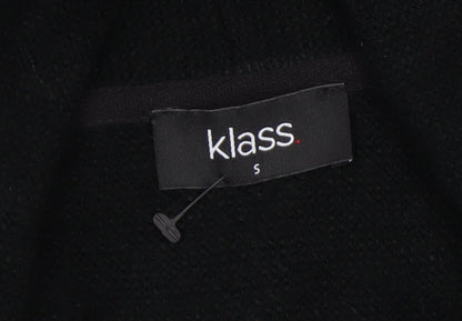 Womens UK Size S Klass Black Cardigan Jumper