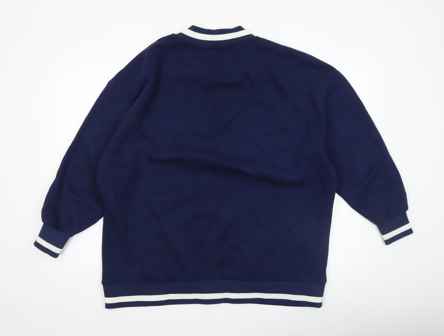 Womens UK Size M Primark Blue Pullover Sweatshirt
