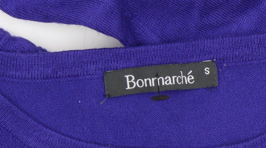 Womens UK Size S Bonmarché Purple Pullover Jumper
