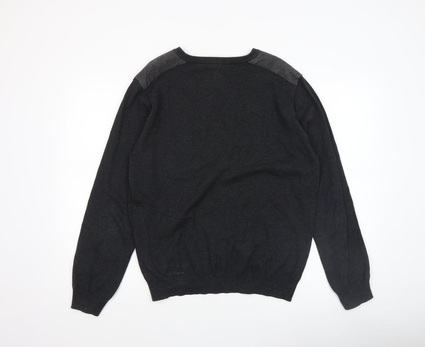 Mens UK Size L Cedar Wood State Black Pullover Jumper