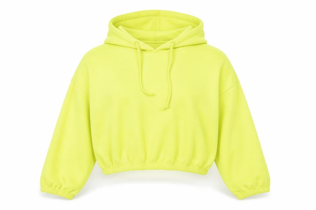 Womens UK Size 16 Missguided Yellow Pullover Hoodie
