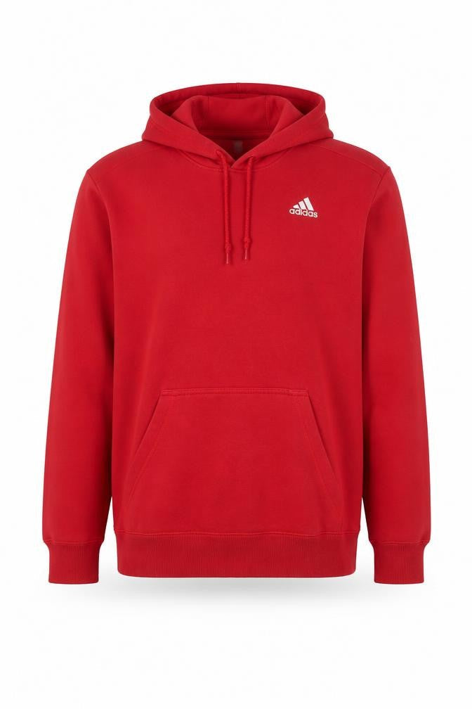 Mens UK Size M adidas Red Pullover Hoodie