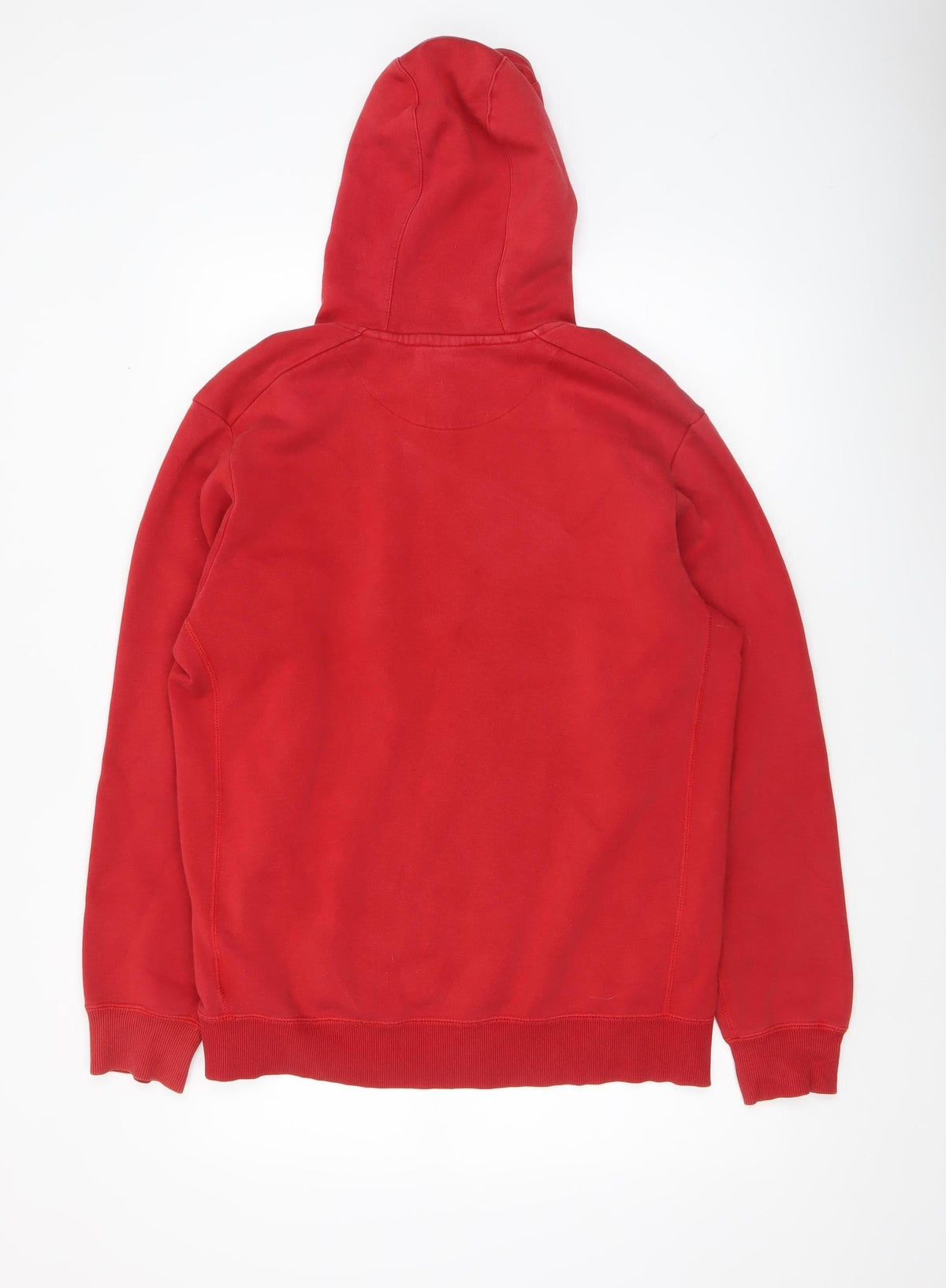Mens UK Size M adidas Red Pullover Hoodie