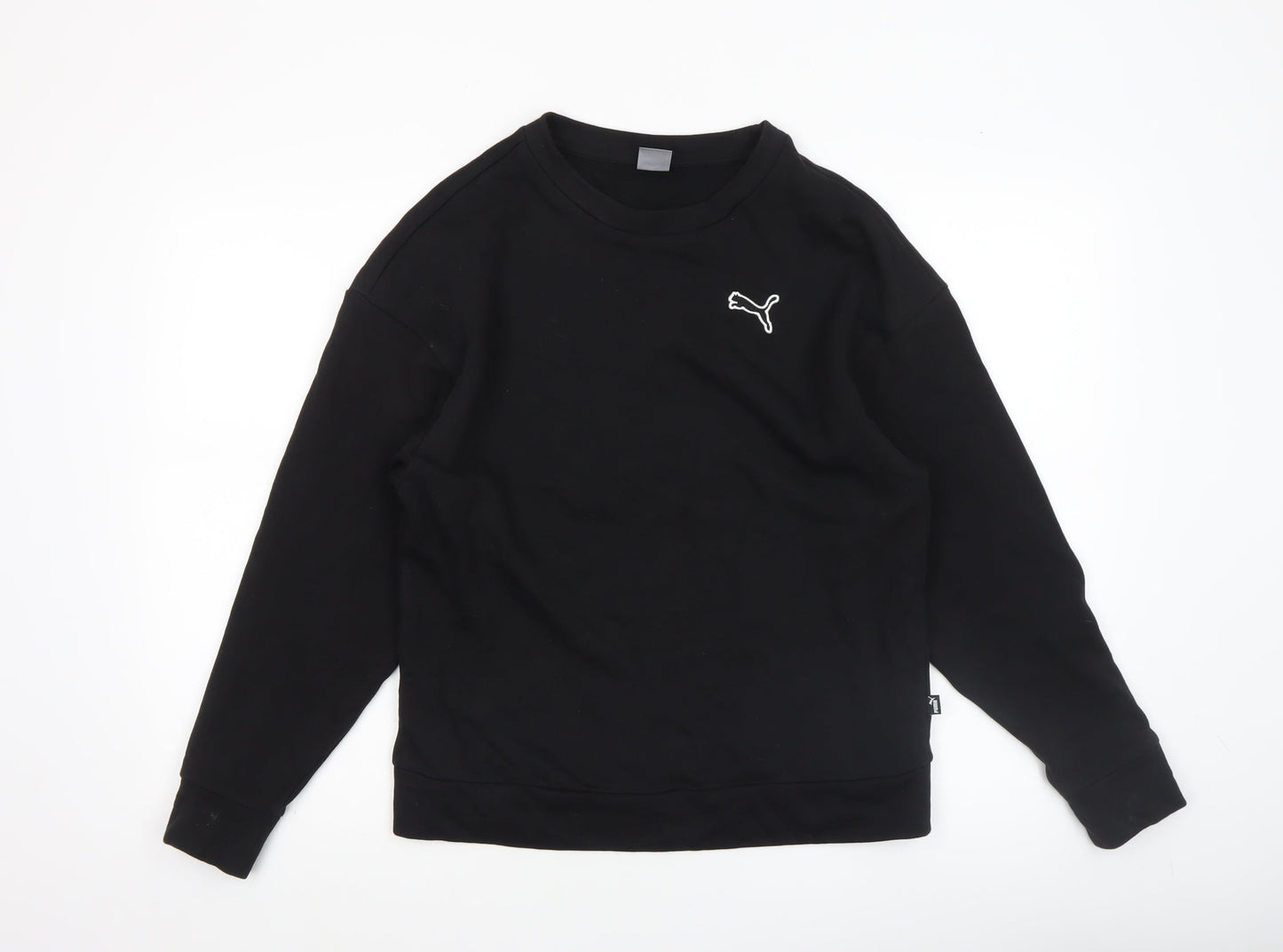 Mens UK Size S PUMA Black Pullover Sweatshirt