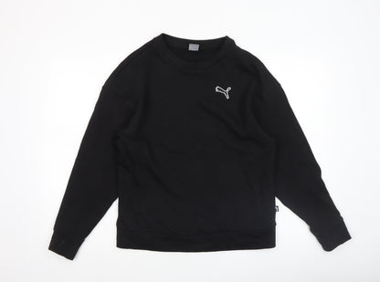 Mens UK Size S PUMA Black Pullover Sweatshirt