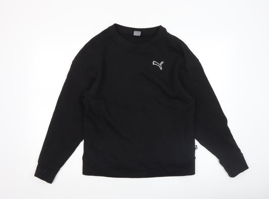 Mens UK Size S PUMA Black Pullover Sweatshirt