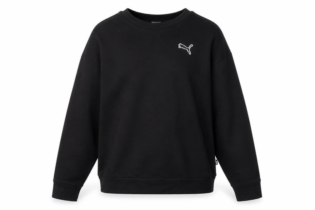 Mens UK Size S PUMA Black Pullover Sweatshirt