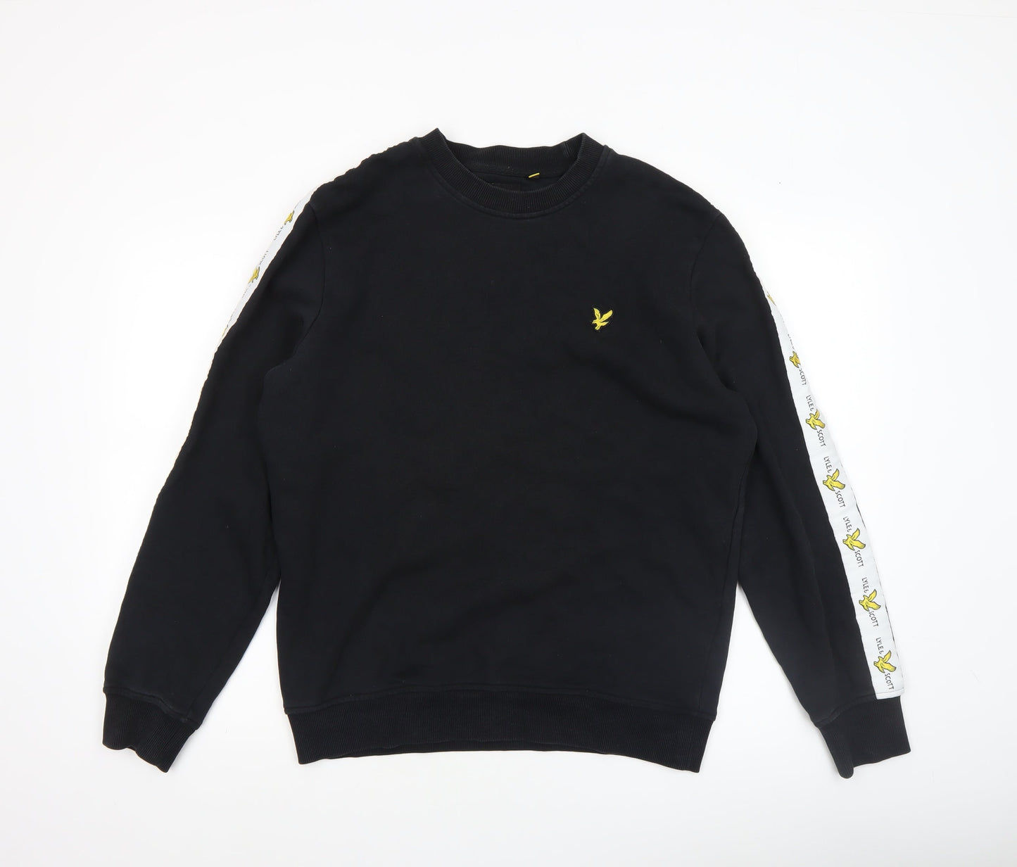 Womens UK Size S Lyle & Scott Black Pullover Sweatshirt