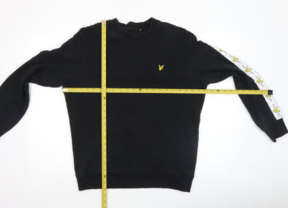Womens UK Size S Lyle & Scott Black Pullover Sweatshirt