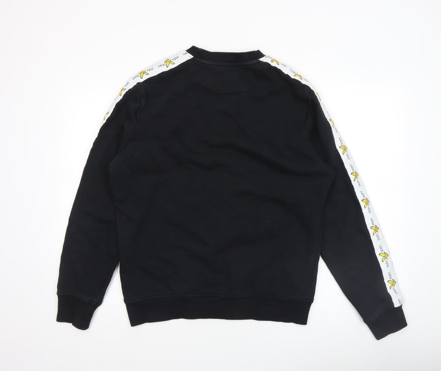 Womens UK Size S Lyle & Scott Black Pullover Sweatshirt