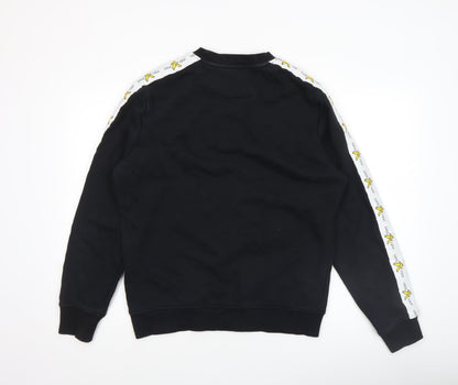 Womens UK Size S Lyle & Scott Black Pullover Sweatshirt