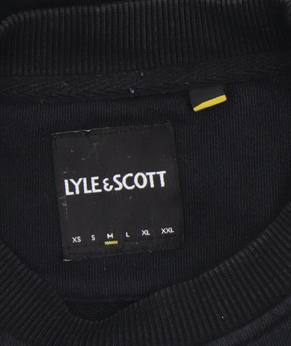 Womens UK Size S Lyle & Scott Black Pullover Sweatshirt