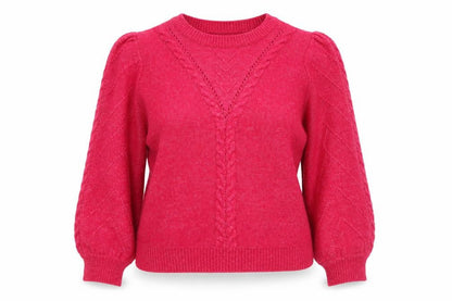 Womens UK Size 20 M&Co Pink Pullover Jumper