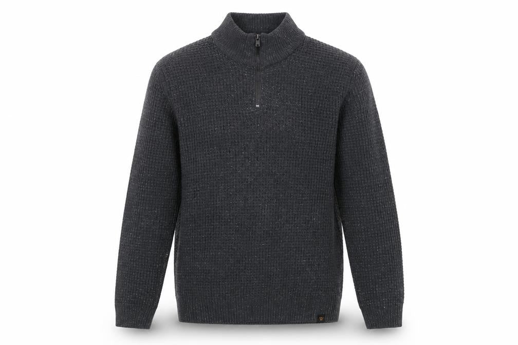 Mens UK Size M NEXT Grey 1/2 Zip Jumper