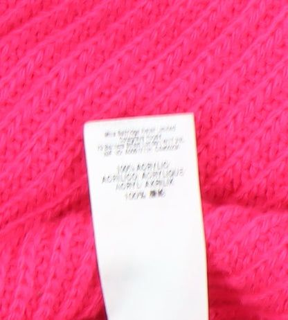 Womens UK Size 8 Miss Selfridge Pink Pullover Jumper