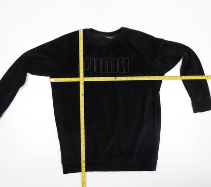 Womens UK Size 10 PUMA Black Pullover Sweatshirt