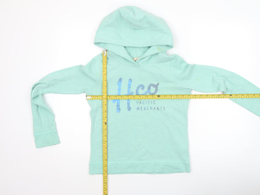 Womens UK Size XS Hollister Blue Pullover Hoodie