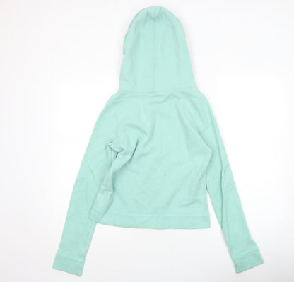 Womens UK Size XS Hollister Blue Pullover Hoodie