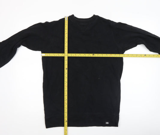 Mens UK Size XS Dickies Black Pullover Sweatshirt