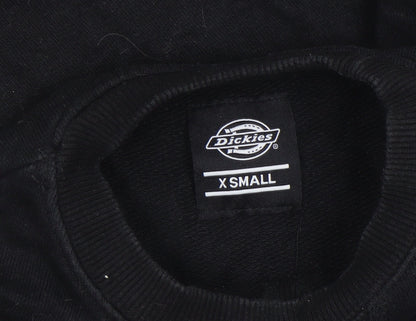 Mens UK Size XS Dickies Black Pullover Sweatshirt