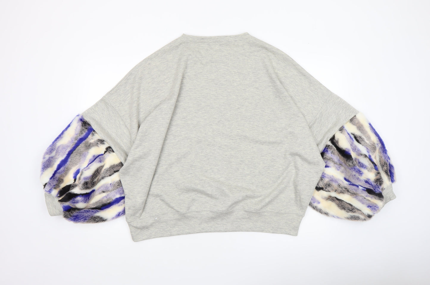 Womens UK Size M Zara Grey Pullover Sweatshirt