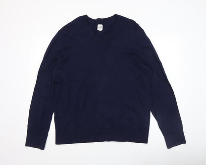 Mens UK Size L Gap Blue Pullover Jumper