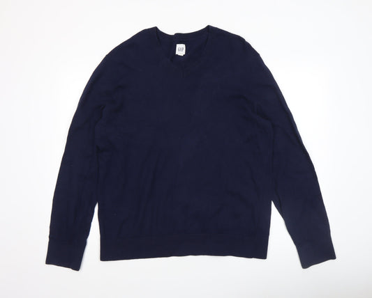 Mens UK Size L Gap Blue Pullover Jumper