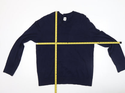 Mens UK Size L Gap Blue Pullover Jumper