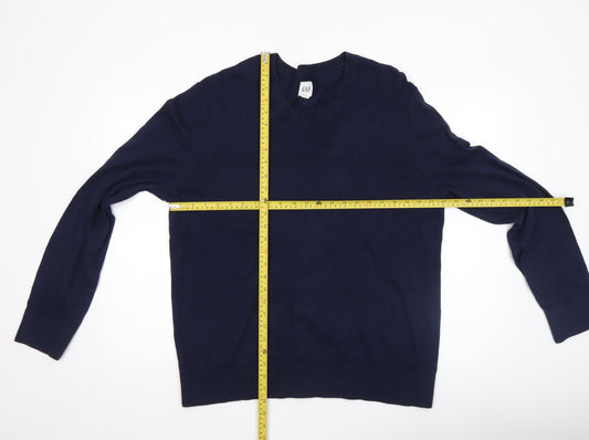 Mens UK Size L Gap Blue Pullover Jumper