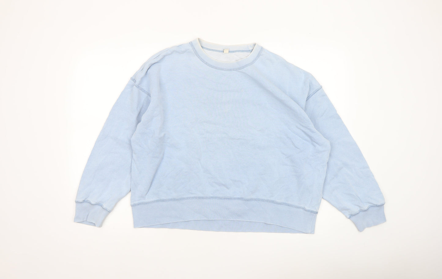 Womens UK Size XL Uniqlo Blue Pullover Sweatshirt