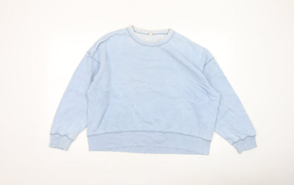 Womens UK Size XL Uniqlo Blue Pullover Sweatshirt