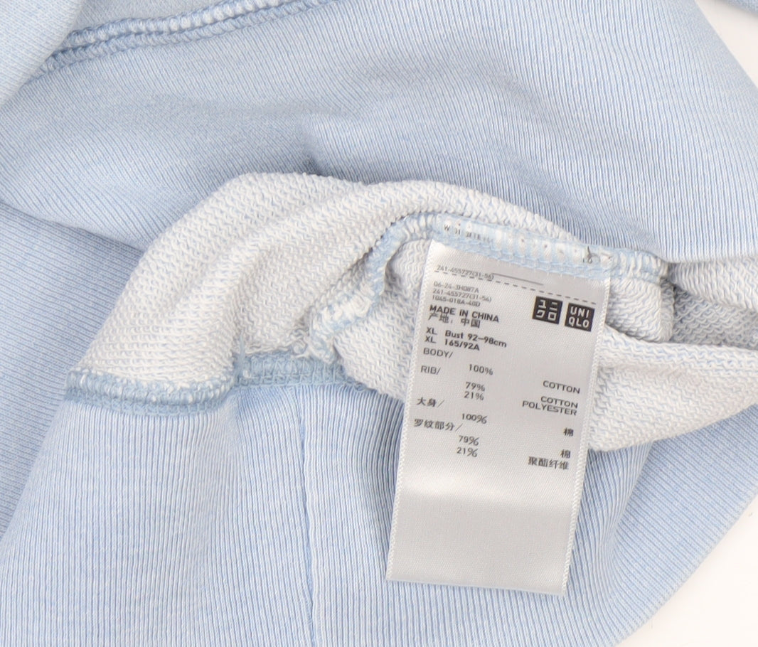 Womens UK Size XL Uniqlo Blue Pullover Sweatshirt