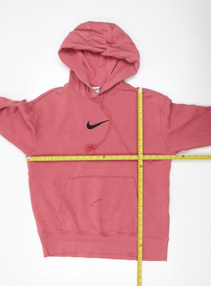 Mens UK Size S Nike Pink Pullover Hoodie
