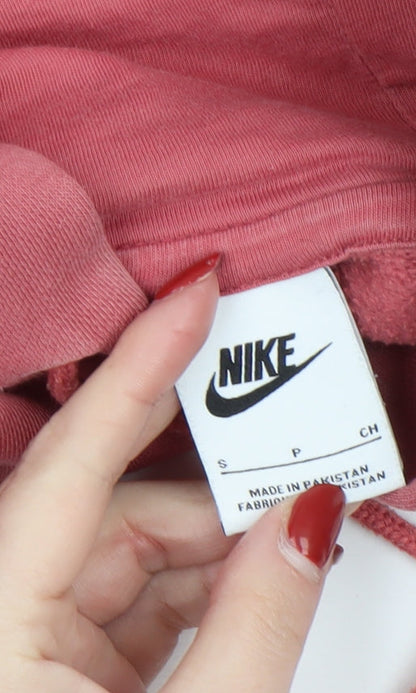 Mens UK Size S Nike Pink Pullover Hoodie