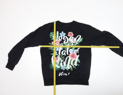Womens UK Size M EarthPositive Black Pullover Sweatshirt
