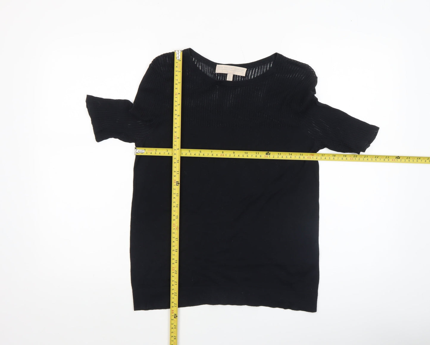 Womens UK Size 12 Fenn Wright Manson Black Pullover Jumper