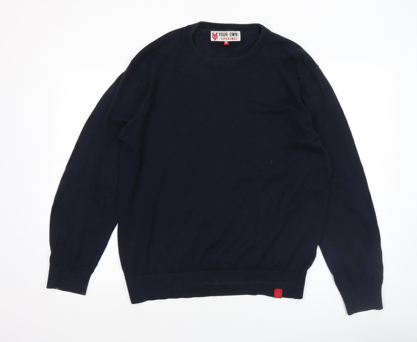 Mens UK Size M YOUR OWN EXPERIENCE Blue Pullover Jumper