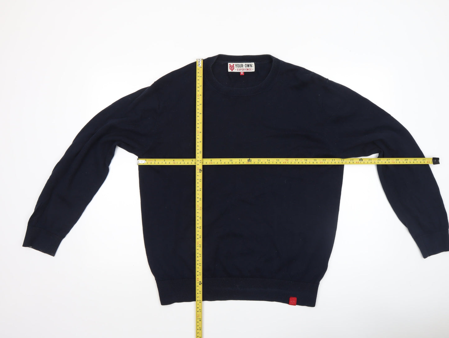 Mens UK Size M YOUR OWN EXPERIENCE Blue Pullover Jumper