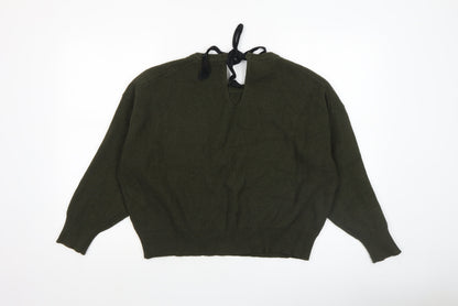 Womens UK Size XL Zara Green Pullover Jumper