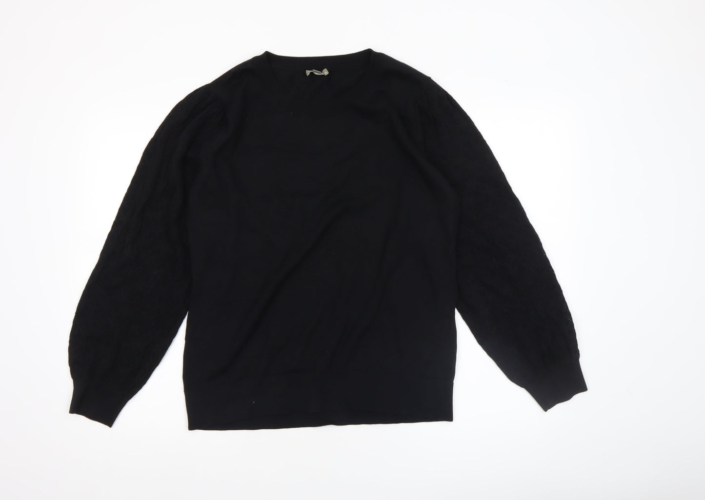 Womens UK Size L Patra Black Pullover Jumper