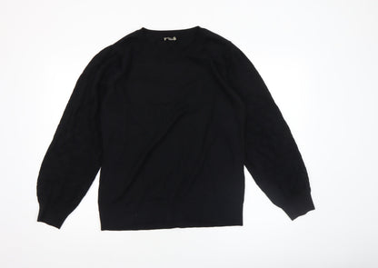 Womens UK Size L Patra Black Pullover Jumper