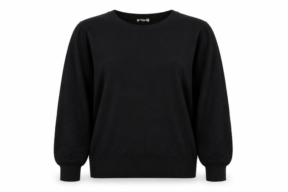 Womens UK Size L Patra Black Pullover Jumper
