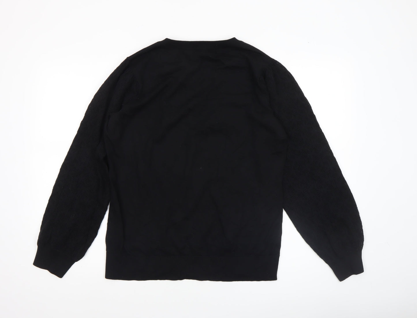 Womens UK Size L Patra Black Pullover Jumper