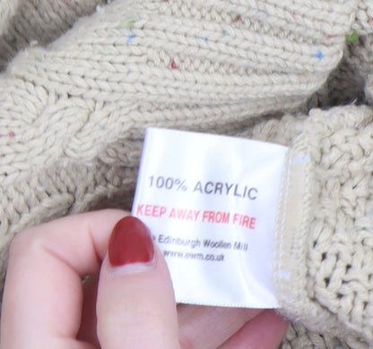 Womens UK Size S Country Rose Beige Pullover Jumper