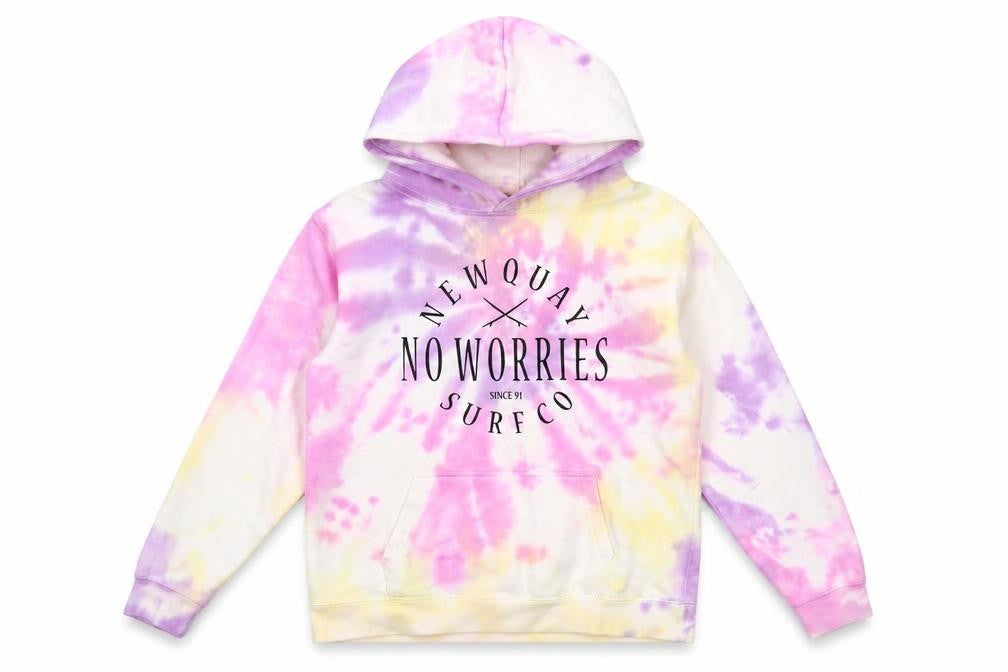 Girls UK Size 12-13 Years Just Hoods Multicoloured Pullover Hoodie