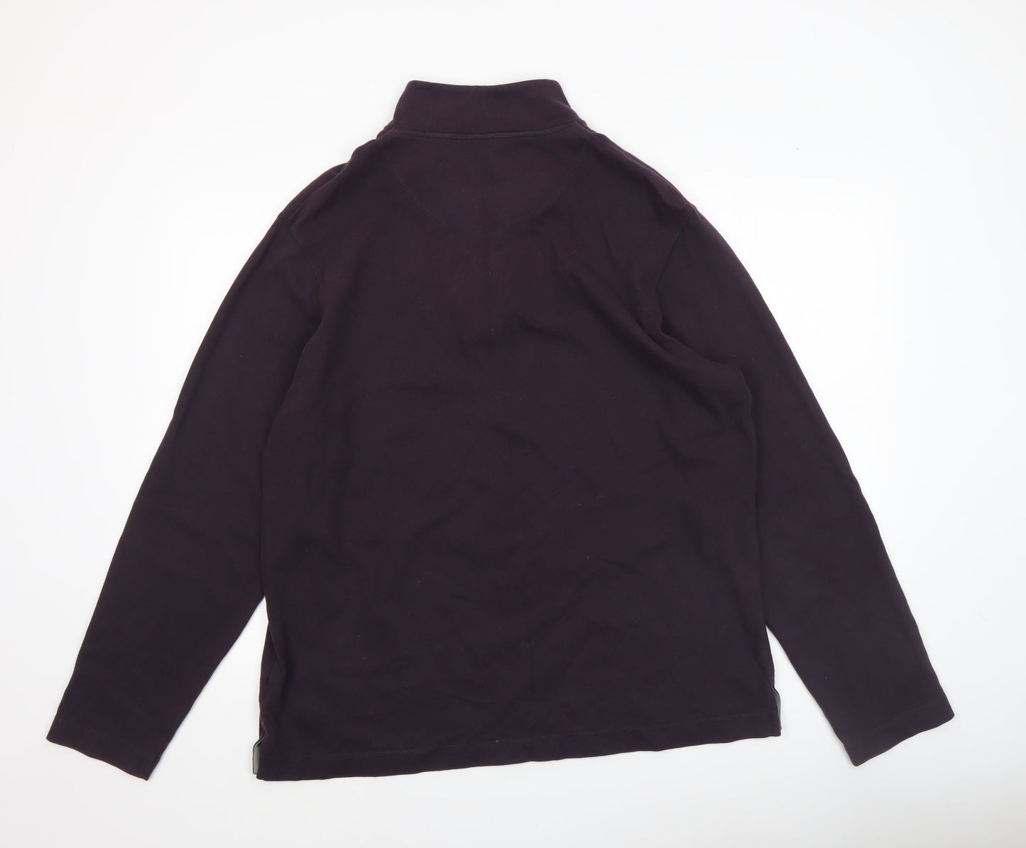 Mens UK Size L Marks and Spencer Purple Pullover Sweatshirt