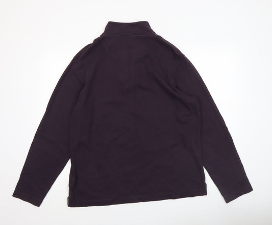 Mens UK Size L Marks and Spencer Purple Pullover Sweatshirt